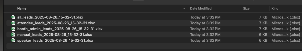 Lead Capture Reports