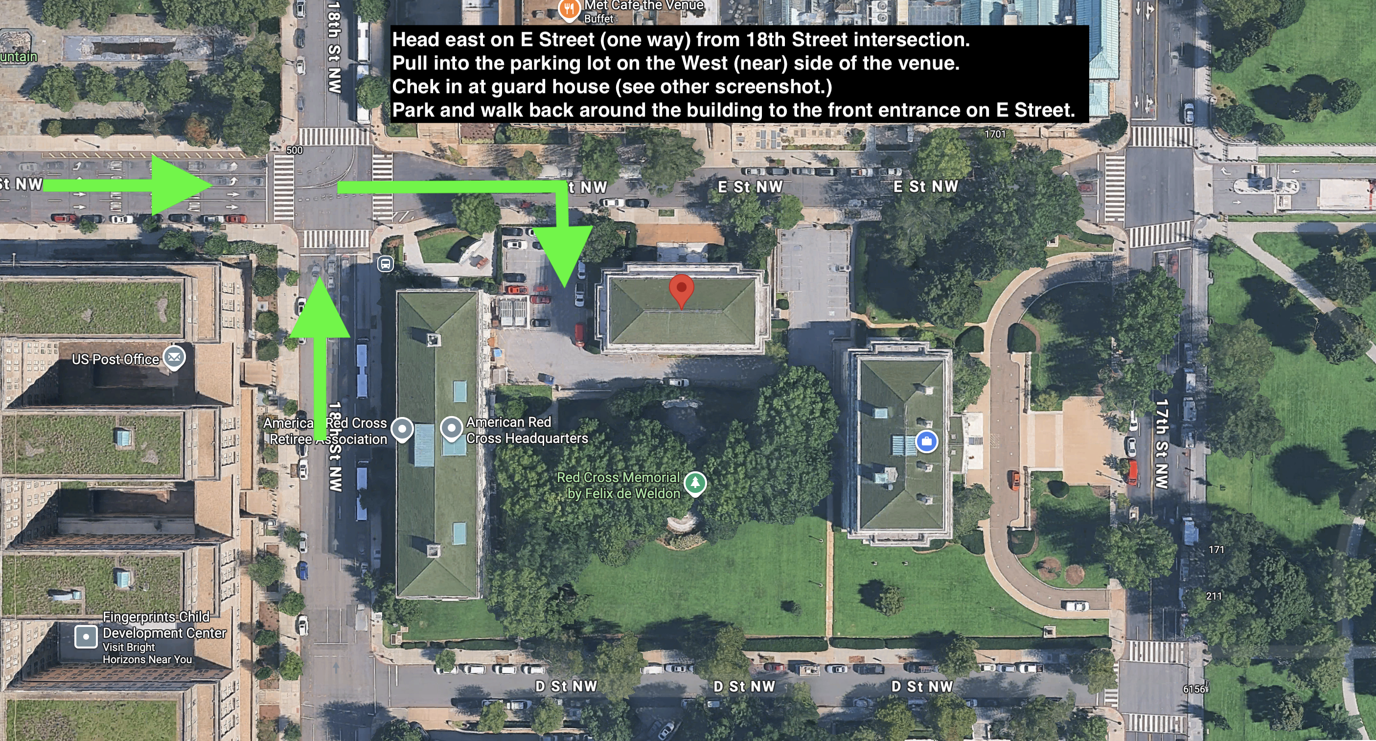 Navigate to 1730 E Street NW Washington, DC 2006