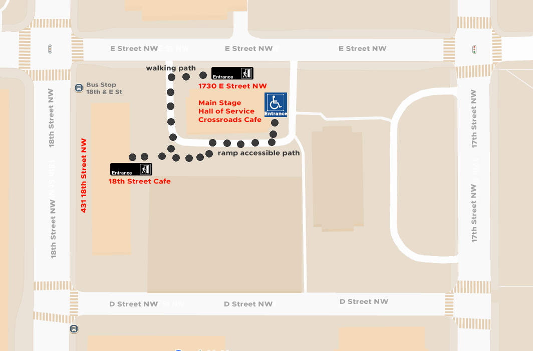 Red Cross Square Layout